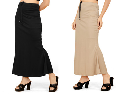 Woo THiNG Fishcut Shapewear Combo Lycra Blend Petticoat(XL)