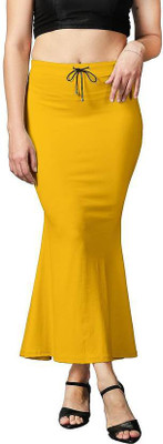 Woo THiNG Saree Shapewear Petticoat Lycra Blend Petticoat Lycra Blend Petticoat(S)