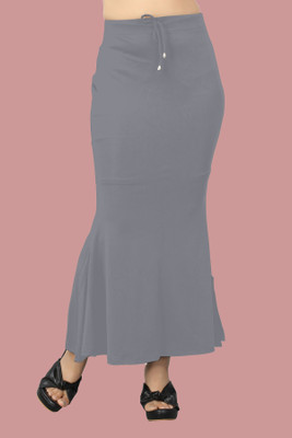 Ozberk Creation K.MT._Fish_grey_L_Saree Shapewear shapewear petticoat For Women Lycra Blend Petticoat(L)