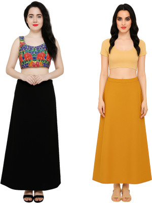 IGNOTO FKD_PTCT-BLK_MSTRD/ Cotton Blend Petticoat(Free)