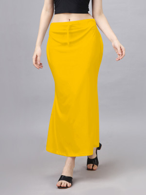 Toochki TK-LY-1010-MUSTARD-01PTC16 Lycra Blend Petticoat(XXL)