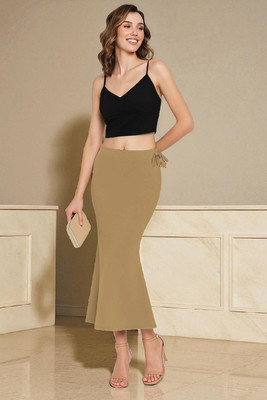 DSV ENTERPRISES Shapeware Gold M007 Lycra Blend Petticoat(XXL)