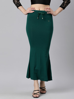 TWIN BIRDS 1192-Green Cotton Viscose Blend Petticoat(S)