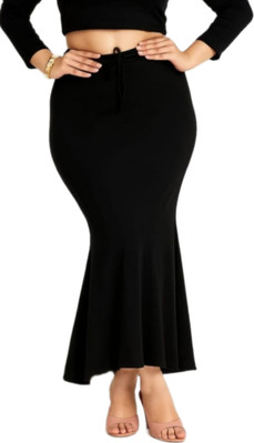 Nivaasa Home Store NHSC00012-BLK-M Lycra Blend Petticoat(M)