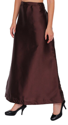 Manpreet fashion Ethnic wear Satin Blend Petticoat(Free)