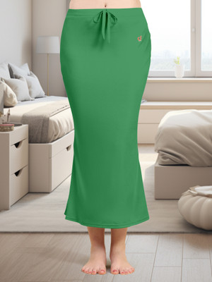 Trendmalls New.P01-Green-3XL Lycra Blend Petticoat(3XL)