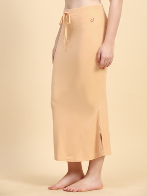 Trendmalls New.P01-LightPeach Lycra Blend Petticoat(S)