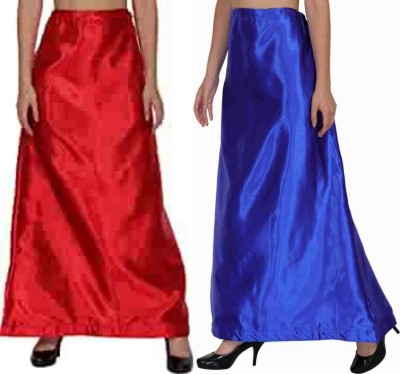 KAVYA DESIGNERS COMBO SATIN PETTICOAT ST31 Pure Satin Petticoat(Free)