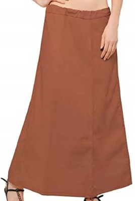 Ty fashion Brown colour pure cotton petticoat for women Pure Cotton Petticoat(Free)