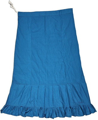 house of common Deep Sky Blue Pure Cotton Petticoat(XL)
