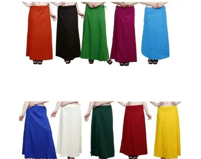 Maa vaishno collection Petticoat for women [5PCs of Combo] Pure Cotton Petticoat(Free)