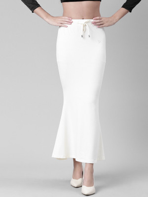 TWIN BIRDS 1192_White Plus Cotton Viscose Blend Petticoat(L)