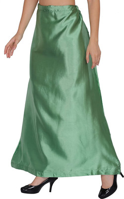 laxmibaa WOMEN PISTA PETTICOATS Pure Satin Petticoat(Free)