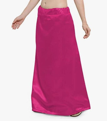 MR VIHAAN FK-Rani pink satin petticoat Pure Satin Petticoat(Free)