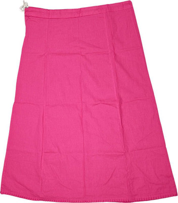 Belizs French Rose Pleated Pure Cotton Petticoat(XL)