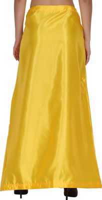 Rtdesigns RT-SP07-MANGO YELLOW Satin Blend Petticoat(Free)