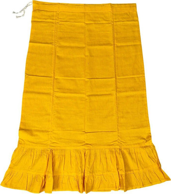 Belizs Yellow Pure Cotton Petticoat(XXL)