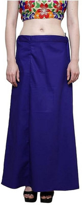 house of common COTTON PETTICOAT NAVY BLUE S99 Pure Satin, Pure Silk Petticoat(Free)