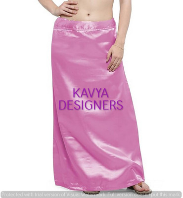 Aarvi styles HOT PINK COLOURPETTICOAT36 Pure Satin Petticoat(Free)