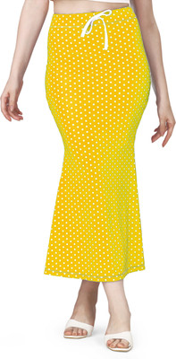 VIDRIVA EXPORT P.Yellow Tapki Petticoat Lycra Blend Petticoat(L)