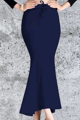 The Stanch Shapeware Navy MT0094 Lycra Blend Petticoat(L)