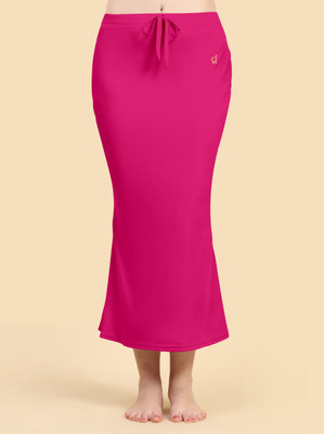 Trendmalls New.P01-Pink-M Lycra Blend Petticoat(M)