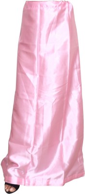 ZEANSAAR FASHION Pink Satin Petticoats With Drawstring-free Pure Cotton Petticoat(Free)