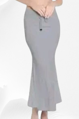 The Stanch Shapeware Light Grey MT0091 Lycra Blend Petticoat(M)