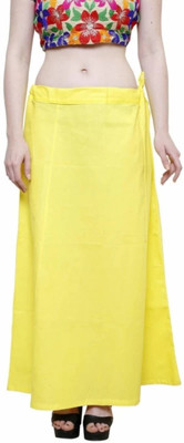 Sunba fashion Yellow petticoat Pure Cotton Petticoat(XXL)