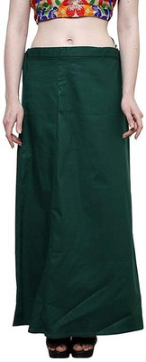 JTGEnteprises Dark Green Large SIZE Cotton Blend Petticoat(Large)