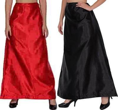 MR VIHAAN FK-COMBO SATIN PETTICOAT ST30 Pure Satin Petticoat(Free)