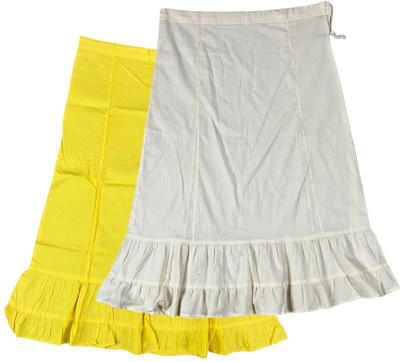 Belizs Lime & Light Cream Combo Pure Cotton Petticoat(XXL)
