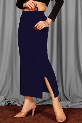 DSV ENTERPRISES Shapeware Navy M0070 Lycra Blend Petticoat(XS)