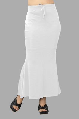 Ozberk Creation INF_Fish_White_L_Saree Shapewear shapewear petticoat For women Lycra Blend Petticoat(L)