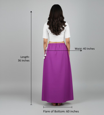 kiae Petticoat for women Pure Cotton Petticoat(Free)