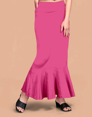 DRESQUE STORE DS_PC_PLEATS_3505_BABY_PINK(S) Lycra Blend Petticoat(S)