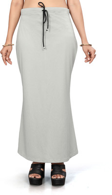 Woo THiNG Sari Shapewear in solid simple color Lycra Blend Petticoat(XL)