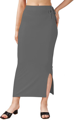 HOC ALY-2113-A-GREY-2XL Lycra Blend Petticoat(XXL)