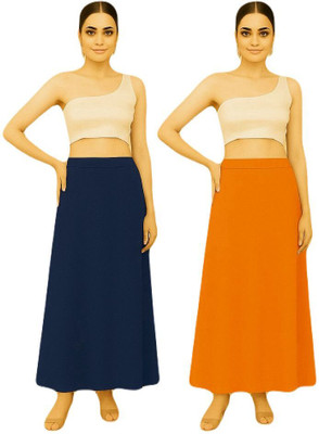 KESHRIGOLD Petticoat Pack of 2 Pure Cotton Petticoat(Free)