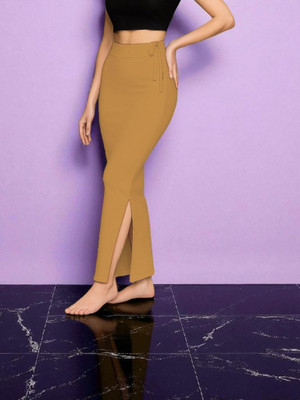 DSV ENTERPRISES Shapeware Gold M011 Lycra Blend Petticoat(XS)