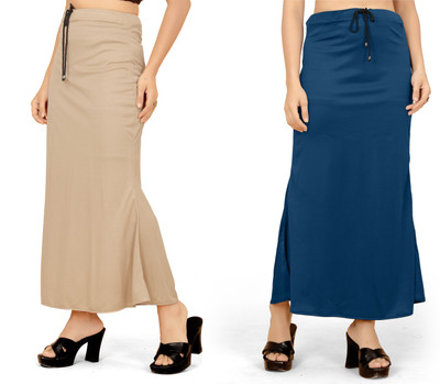 Woo THiNG Combo Fishcut Shapewear Lycra Blend Petticoat(L)