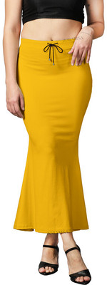 Zornitsa ZRCTNSSYellow Pure Cotton, Lycra Blend Petticoat(XL)