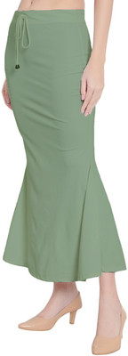 Chandan Tex Fab CTF-P-Light Green Lycra Blend Petticoat(L)
