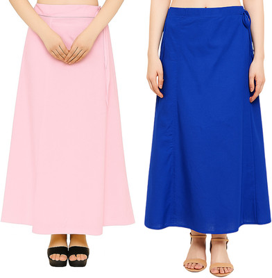 IGNOTO FKK_PTCT-LT.BB.PNK_RYL.BLU Cotton Blend Petticoat(Free)
