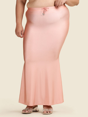 TWIN BIRDS 1191-PnkChampaneP1 Nylon Blend Petticoat(L)