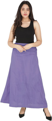 Thecrafted Blue Marquerite Pure Cotton Petticoat(Free)