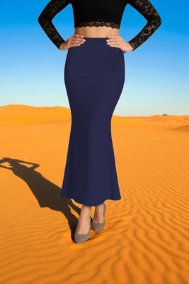 DSV ENTERPRISES Shapeware Navy M0080 Lycra Blend Petticoat(XS)