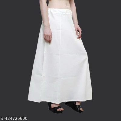 manidhari fab tex petticoat_white_01 Pure Cotton Petticoat(Free)