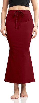 KANISHTHA Maroon Saree Shapewear for Women Lycra Blend Petticoat(XXL)