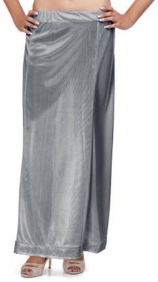 Disson Grey pure satin petticoat Pure Satin, Pure Silk Petticoat(Free)